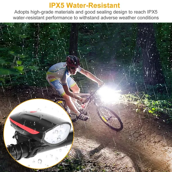 10000lm Bike Headlight USB Rechargeable